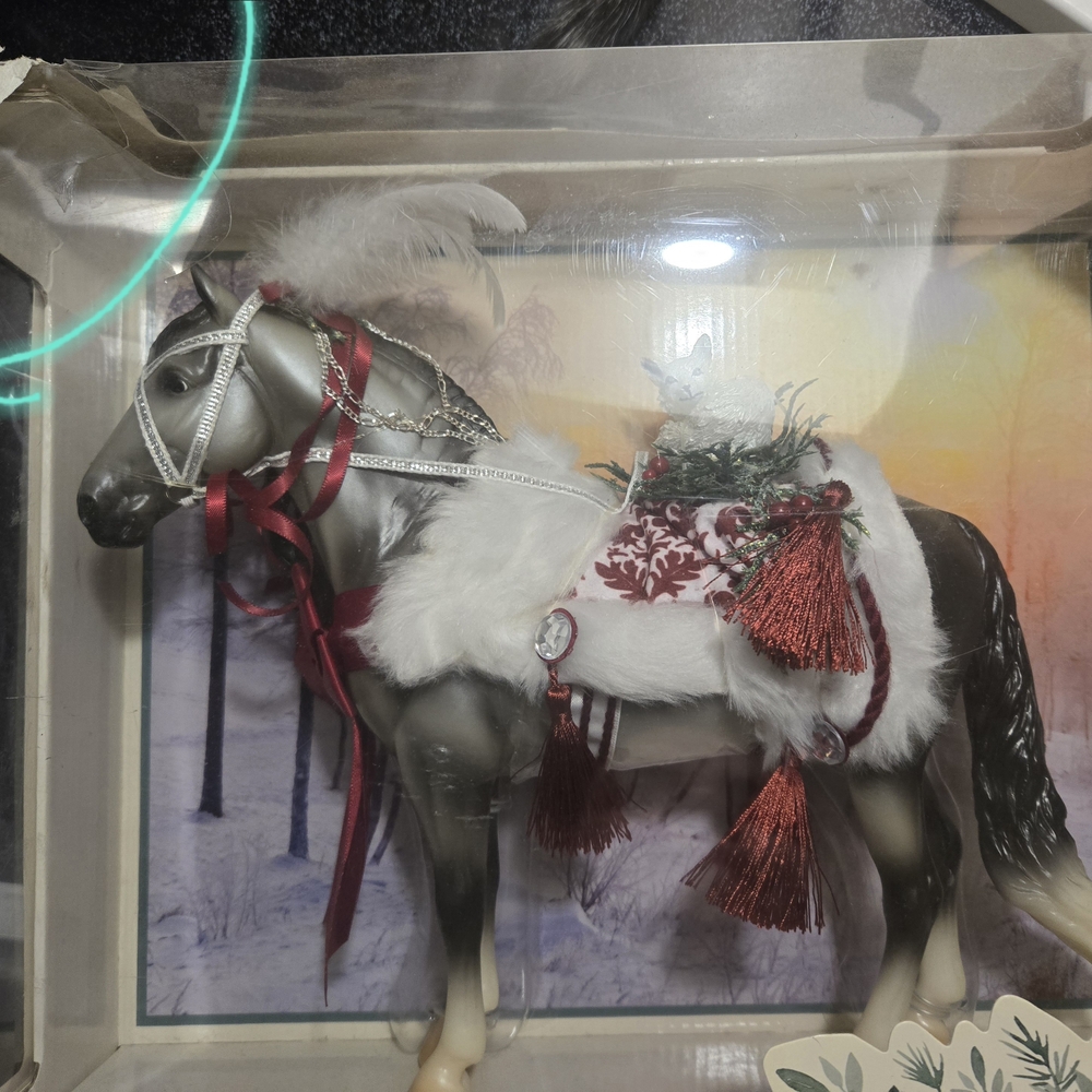 Breyer Silver and Gray Holiday Ornament Horse